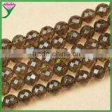14mm AAA Faceted Round Natural Smoky Quartz Stone Price, Smoky Quartz thumbnail-1
