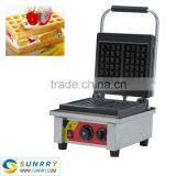 Stainless Steel Electric 2pcs Rotary Square Cake Waffle Maker Machine