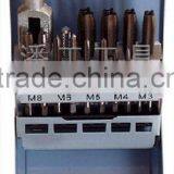 China Tool Factory Screw Threading Tool Set Hand Tap Set 3mm to 12mm thumbnail-2