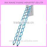 Household Aluminum Folding Retractable Stair Lift the Attic Interior Padded Invisible Ladder Telescopic Ladder thumbnail-1