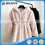Korean Stylish Cashmere Artificial Fur Coat for Women thumbnail-1