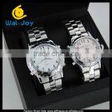 WJ-3550 High Quality Vogue Men Japan Movement Stainless Steel Talking Watch thumbnail-4