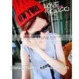 Fashionable Knit Jacquard New York Beanie Hats,custom Design Winter Toque
