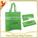 Promotional Polyester Fold and Go Tote Bag With Velcro Closure thumbnail-1