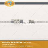 Outdoor Hiking Transparent Stainless Steel Wire Key Ring Cable Keychain thumbnail-5