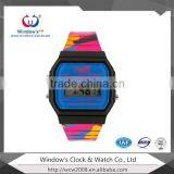 Cheap Popular Sports Style Silicone Strap Led Watch