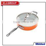 High Quality Aluminium Non-stick Saucepot With Glass Lid