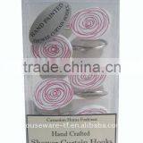 12PCS SHOWER CURTAIN RESIN HOOKS IN A PVC BOX