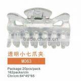 Salon Professional Plastic Transparent Hair Clip M063