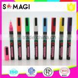 8 Pack Fluorescent Colors Anti-wipe Graffiti Marker With Reversible 6mm Tip for Glass, Window & LED Art Menu Writing Board thumbnail-2
