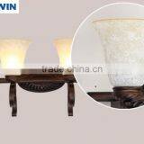 2*E14 Modern Glass Wall Lights Hotel Wall Sconce Lamp thumbnail-2