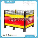Supermarket Exhibition Stand Promotion Table With Guardrail thumbnail-1