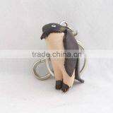 Handmade Leather Penguin Key Chain thumbnail-1