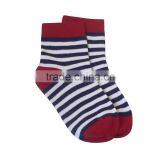 GSC-43 Hot Sale Sample Style Cotton Striped Design School Children Socks thumbnail-1