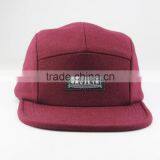 Fashion Design Cheap 5 Colors Custom Flat Brim 5 Panel Cotton Twill Cap thumbnail-2