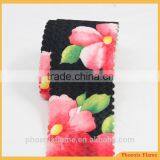 2016 Flower Printed Vintge Elastic Tape for Bubble Dress