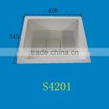 Single Bowl Undermount White Acrylic Integral Solid Surface Kitchen Sink