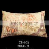 Nature Linen Material Custom Size And Printed Pillow Cover thumbnail-3