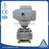 3 Inch Threaded 3 pc Electric Ball Valve thumbnail-1