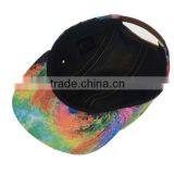 5 Panel Tie Dye Print Camper Hat Biker Cap , Sublimation Printed Hat And Cap , 5 Panel Underbrim Printing Cap Hat thumbnail-3