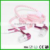 Cute Zipper Earphones With Mic