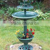 solar bird bath feeding station hotel