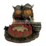 Decorative Resin Viking Candle Holder thumbnail-1
