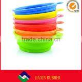 Colourful Foldable Silicone Dog Bowl, Silicone Pet Bowl, Silicone Collapsible Bowl thumbnail-4