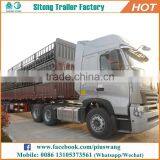 Factory Direct 3 Axles Stake Semi Trailer With Fence for Livestock / Beast / Cattle Transportation thumbnail-5