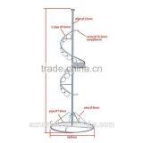 Customized Metal Movable Scarf Shop Display Rack thumbnail-3