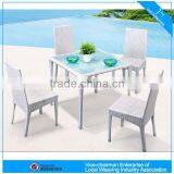 Cheap Elegant Garden Furniture Rattan Outdoor Wicker Dining Table and Chair thumbnail-1