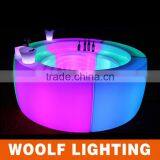 Bar Stool Plastic Rechargeable LED Light Up Club Furniture thumbnail-6