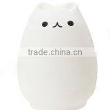 Rechargeable Color Changeable Silicone LED Sensitive Tap Control Night Light for Home thumbnail-2