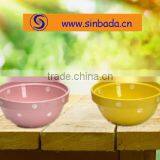 Fashion Color Glazed Ceramic Bowl,color Glaze Ceramic Salad Bowl,ceramic Bowl thumbnail-1