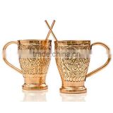100% Pure Hammered Copper Gift Mug for Moscow Mules