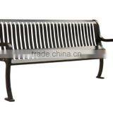 High Loading Capacity Fixed Outdoor Cast Iron Bench thumbnail-5