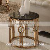 Hot Sell Modern Round Natural Color Hotel/living Room Furniture Side/corner Table B818-2 thumbnail-3