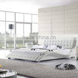 Fahsion S Shaped PU Leather Home Furniture Soft Bed thumbnail-4
