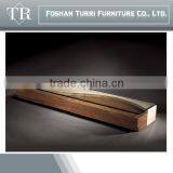 Modern Beige Travertine Marble Living Room Coffee Table With Glass Top thumbnail-6