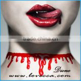 In stock!!2016 Wholesale horror spoof bleeding Halloween necklace