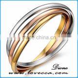 Wholesale Special Three Circle Jewelry Gift Bracelet Stainless Steel Bangle thumbnail-1