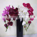 SJ20170046 China wholesale high quality fake plastic flowers for indoor decoration artificial orchid