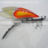 Forged Iron Metal Dragonfly Wall Decor thumbnail-1