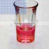 Promotional Shot Glass Cup With Red Bottom thumbnail-1