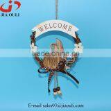 Hot Sales Easter Decorations With Wood Rabbit Easter Wreath Hanger thumbnail-1