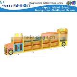 (HC-3101)Bus Model Wood Children Toys Cabinet Wooden Toy Organizer thumbnail-1