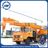 Manufacturer 8 Ton Mobile Truck Crane HWZG-8 On Sale