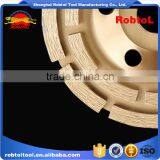 100mm Double Row Diamond Grinding Wheel 4" Abrasive Polishing Disc Concrete Granite Marble Double Cup Wheel thumbnail-6