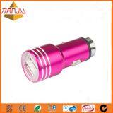Metal Material 5V2.4A Dual USB Mini Car Charger With Charge IC thumbnail-1