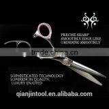 GU-575G JC158 High Quality Damascus Layer Steel Hair Cutting Scissors With Beautiful Finger thumbnail-5